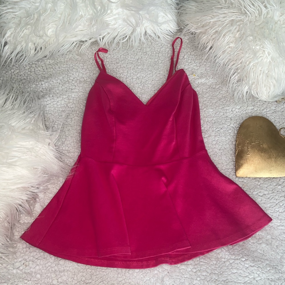 Hot pink blouse